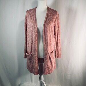 Madewell Summer Ryder Women's Open Front Cardigan Terracotta Pink Size S